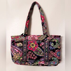 Vera Bradley Tote Purse Symphony in Hue Retired Quilted